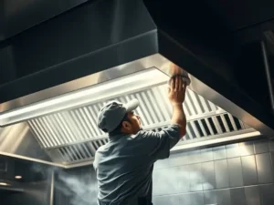 تنظيف المحلات التجارية.