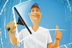تنظيف قزاز محلات.